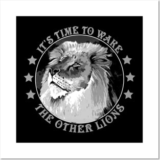 It's Time To Wake The Other Lions Freedom Fighters Patriotic Posters and Art